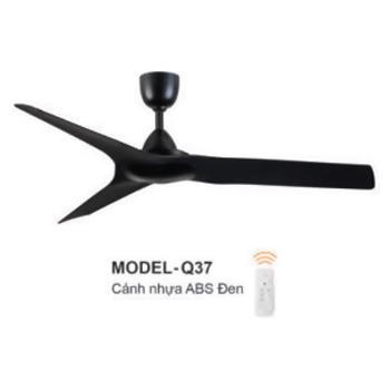 Quạt trần đèn Euroto 3 cánh nhựa ABS MODEL-Q37 MODEL-Q37
