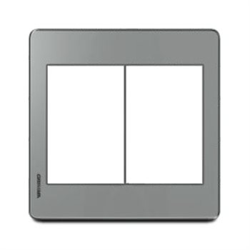 Mặt viền 6 hạt cỡ S Acrylic màu xám Grimma G7 series, G7ACX-M6 G7ACX-M6