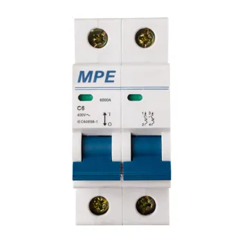 MCB 2P MPE 6KA MP6-C206
