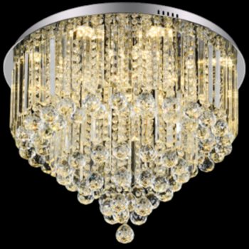 Đèn mâm pha lê Andora Ø600*H400 - LED 3 CĐ + Remote MPL-H111/600