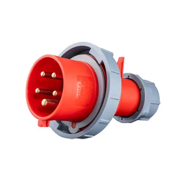 Phích cắm công nghiệp 3 pha MPE loại di động có kẹp giữ dây 3P+N+E IP67 MPN-0252