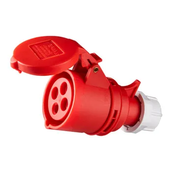 Ổ cắm công nghiệp 3 pha MPE nối MPE 3P+E IP44 MPN-214