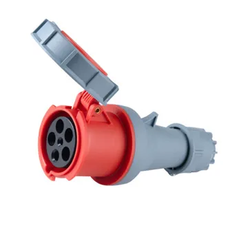 Ổ cắm công nghiệp 3 pha MPE di động có kẹp giữ dây 380-415V 3P+N+E IP67 MPN-2352