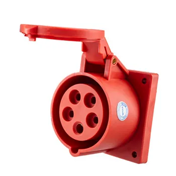 Ổ cắm công nghiệp 3 pha MPE loại cố định bắt trên bảng điện 380/415V 3P+N+E IP44 MPN-315