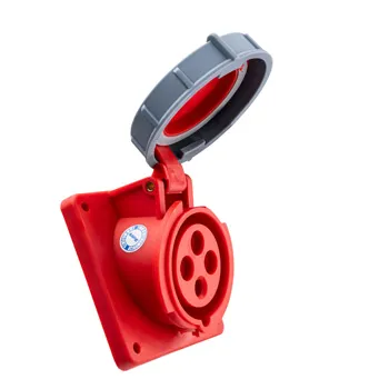 Ổ cắm công nghiệp 3 pha MPE loại cố định bắt trên bảng điện 380/415V 3P+E IP67 MPN-4142