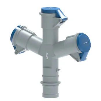 Ổ cắm công nghiệp MPE 2P+E series MPN2-1013 IP44 MPN2-1013