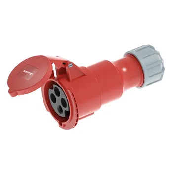 Ổ cắm công nghiệp MPE 3 pha 3P+E series MPN2 IP44 MPN2-214