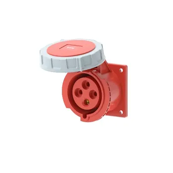 Ổ cắm công nghiệp MPE 3 pha 3P+E series MPN2 IP67 MPN2-3142