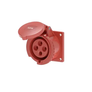 Ổ cắm công nghiệp MPE 3 pha 3P+E series MPN2 IP44 MPN2-314