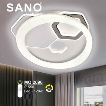 Đèn mâm SANO led 128W - 3 màu ánh sáng - Ø550 MQ 2696