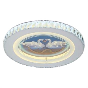 Đèn mâm ốp trần trang trí Verona Ø500*H150 - ánh sáng 3 màu MT-228