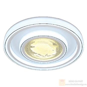 Đèn mâm ốp trần mica Verona Ø500*H100 - 3 chế độ MT-2311