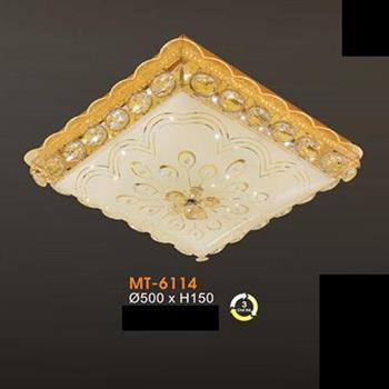 Đèn mâm Verona ốp trần Led Ø500 x H150, ánh sáng 3 chế độ MT-6114