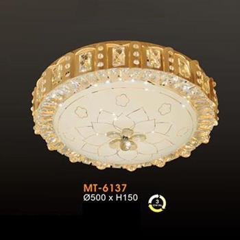 Đèn mâm Verona ốp trần Led Ø500 x H150, ánh sáng 3 chế độ MT-6137