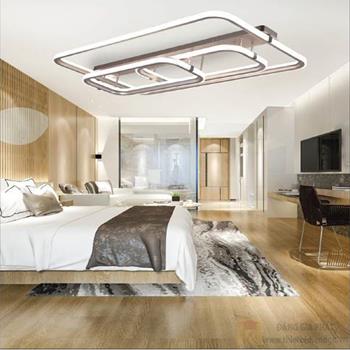 Đèn mâm trang trí 3 màu Veronia Ø1100*650*H200 + Remote MT-8132