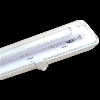 Máng đèn chống thấm Không bao gồm bóng đơn huỳnh quang MWP 118