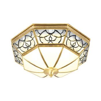 Đèn ốp trần đồng Andora MĐ-X0814/4 Ø500 x H220 - LED 3 CĐ MĐ-X0814/4