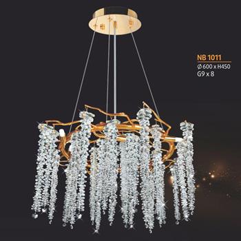 Đèn thả trang trí Ø600*H450 - G9*8 lamp NB 1011