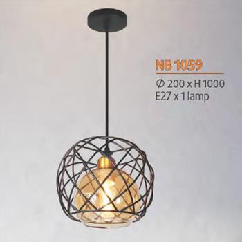 Đèn treo quán kiểu sang trọng Ø200*H1000, E27*1 Lamp NB 1059