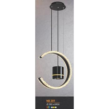 Đèn thả trang trí Ø280*H900 - Led 3 màu ánh sáng NB 201