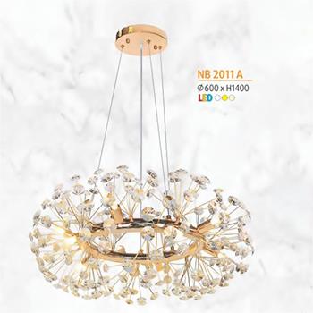 Đèn thả trần Pha Lê trang trí Ø600*H1400 - LED 3 CĐ NB 2011 A