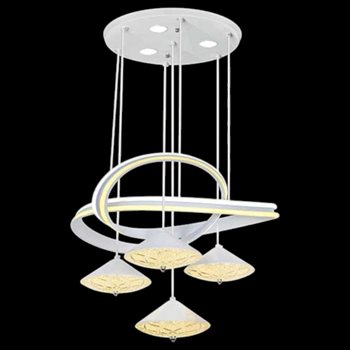 Đèn treo Led 100W Kiểu Sang Trọng Ø450*H1000, Ánh sáng vàng NB 315/4