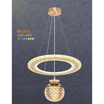 Đèn thả trần trang trí Ø350*H800 - Led 3 màu - 60W NB 631/1