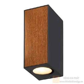 Đèn gắn tường ngoài trời led màu gỗ NBL2621WD