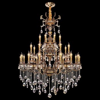 Đèn chùm Atimon cao cấp Ø1100*H1700+500, E14*30 lamp, 103 large crystals k9, 90 small crystals k9 NC 023/24+6