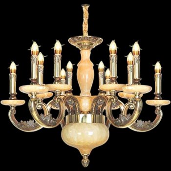 Đèn chùm nến kiểu cổ điển Ø800*H500+500, E14*12 Lamp NC 1115/6+6