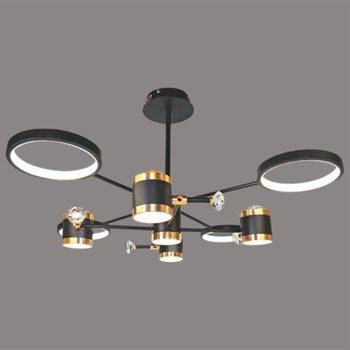 Đèn chùm trang trí phong cách trang trọng Ø900*H500 - LED 3 CĐ NC 1143/8