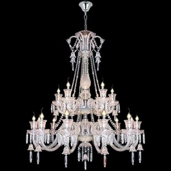 Đèn chùm nến kiểu sang trọng Ø1100*H1300+600, E14*18 Lamp NC 143/12+6