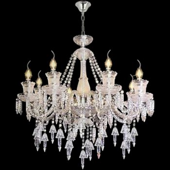 Đèn chùm nến kiểu sang trọng Ø750*H800+600, E14*8 Lamp NC 143/8