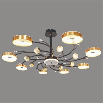 Đèn chùm trang trí phong cách trang trọng Ø1000*H300 - LED 3 CĐ NC 203/16