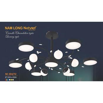 Đèn chùm trang trí phong cách trang trọng Ø1050*H300 - LED 3 CĐ NC 204/12