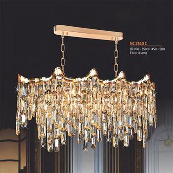 Đèn chùm pha lê phong cách cổ điển Ø900-350*H450+500 - E14*11 Lamp NC 2160 C