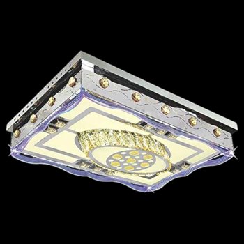 Đèn ốp trần Led chữ nhật kiểu sang trọng Ø750*550*H200, Ánh sáng trắng, vàng, trung tính NC 226