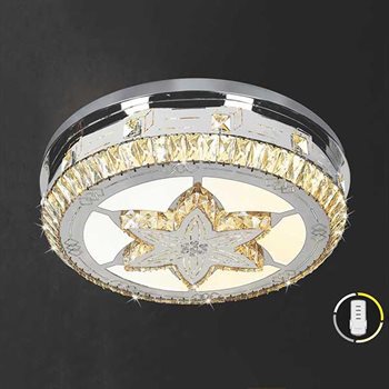 Đèn ốp trần Led tròn kiểu sang trọng Ø600*H160, Ánh sáng trắng, vàng, trung tính NC 233