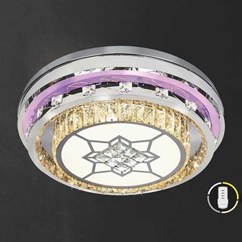 Đèn ốp trần Led tròn kiểu sang trọng Ø600*H160, Ánh sáng trắng, vàng, trung tính NC 237