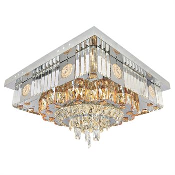 Đèn mâm vuông pha lê NC 818 3 màu ánh sáng NC 818