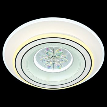 Đèn mâm tròn mica Ø500 x H80 Led 140W 3 màu ánh sáng NC 819