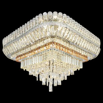 Đèn mâm vuông pha lê NC 821 3 màu ánh sáng NC 821