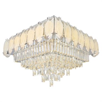 Đèn mâm vuông pha lê NC 822 3 màu ánh sáng NC 822