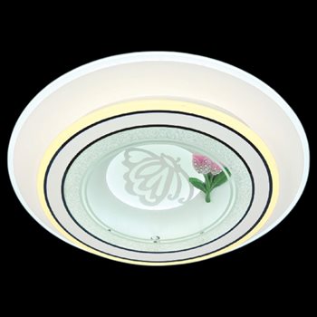 Đèn mâm tròn mica Ø500 x H80 Led 140W 3 màu ánh sáng NC 838