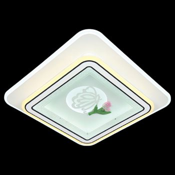 Đèn mâm ốp trần vuông mica Ø500*H80 Led 160W 3 màu ánh sáng NC 841