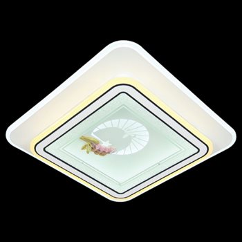 Đèn mâm ốp trần vuông mica Ø500*H80 Led 160W 3 màu ánh sáng NC 842