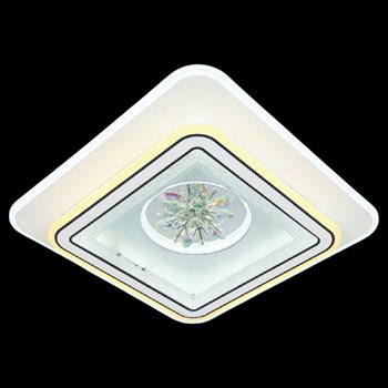 Đèn mâm ốp trần vuông mica Ø500*H80 Led 160W 3 màu ánh sáng NC 844