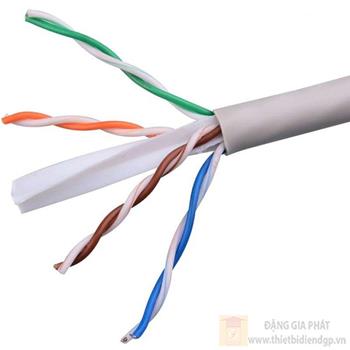 Dây cáp mạng Cat 6 UTP 10% Cu màu trắng NC6-U10