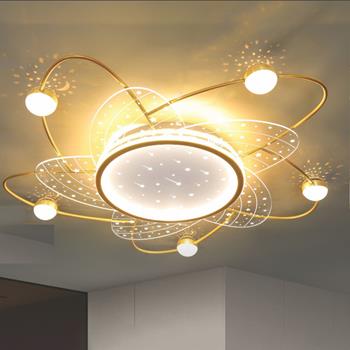 Đèn mâm ốp trần Led tròn Ø1100*H100 - LED 3 CĐ NC 853