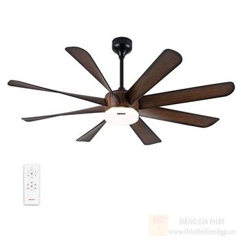 Quạt trần Nanoco 5 cánh NCFD6089L vân gỗ 89W NCFD6089L